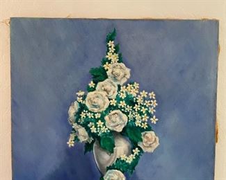 Original Art Floral Still Life 24 x 20in