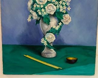 Original Art Floral Still Life 24 x 20in