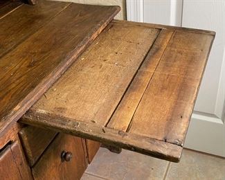 Antique Kitchen Cupboard Rustic Country Hoosier Cabinet 72 x 42 x 26in HxWxD