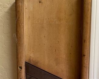 Antique Primitive Wood Mandolin Kitchen Slicer Wall Mount Cabbage Grater 24 x 9 x 2in HxWxD