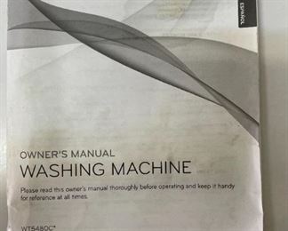 LG 5.0 cu.ft. MEGA Capacity TurboWash Washer WT5480CW Top Load Washing Machine 44 x 27 x 28in HxWxD