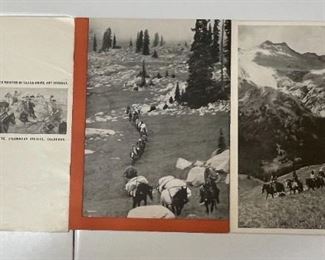 3pc 1940’s Perry-Mansfield Camp for Girls Brochure Lot 10.5x7.75in