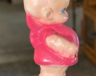 Antique Chalkware Kewpie Doll Carnival Prize Chalk ware 12x5x4in HxWxD