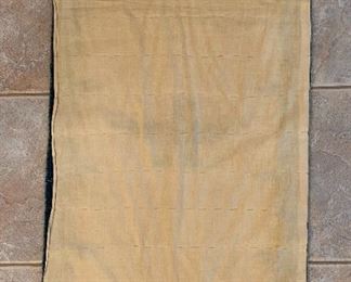 3.5x2ft 1950s Chimayo Native American Thunderbird Rug #2 44x24in