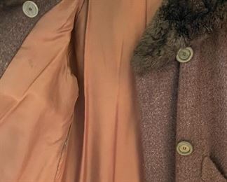 1950s Vintage Lord & Taylor Bellciette Coat Unmarked Fits like Small