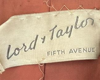 1950s Vintage Lord & Taylor Bellciette Coat Unmarked Fits like Small