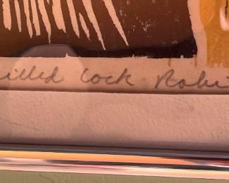 1969 Marieta Spurgeon Owl Litho 10.5x20.25in