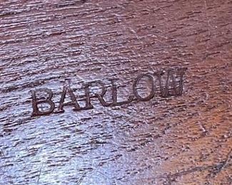 Vintage Barlow Nantucket Basket Quail Scrimshaw 7x10x7in HxWxD