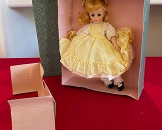 Madame Alexander Amy Little Women Doll Louisa Alcott Box: 4x10x12in HxWxD