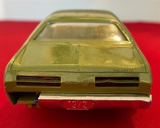 1972 Plymouth Duster 340 Metallic Sherwood Green Dealer Promo Car 2x2.75x7.5in HxWxD