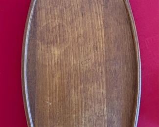 Mid-Century Modern Danish Designed Teak Tray 802 by Jens Quistgaard Made by Dansk Staved Teak Denmark IHQ 2x23.75x11.75 HxWxD
