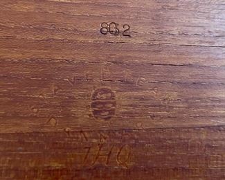 Mid-Century Modern Danish Designed Teak Tray 802 by Jens Quistgaard Made by Dansk Staved Teak Denmark IHQ 2x23.75x11.75 HxWxD