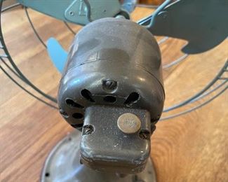 Antique GE Vortalex Fan FM10V1 17x13x9in HxWxD