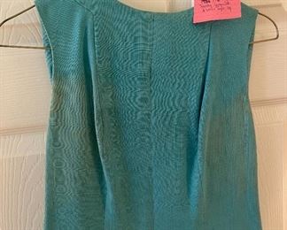 1960s Townley Dress Green Unmarked, Looks petite size 2-3?