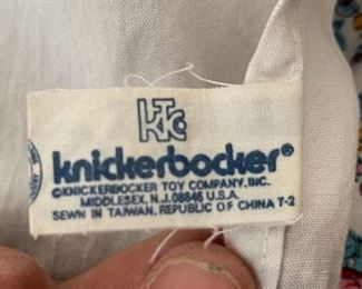 1960s vintage Raggedy Ann & Andy Dolls Knickerbocker 30in long