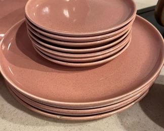 33pc MCM Russel Wright American Modern Steubenville Dinnerware Coral 33piece