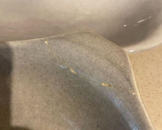 4pc MCM Russel Wright Pitcher & plate set Granite Gray Steubenville 4 piece