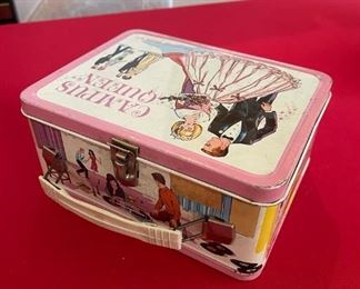 1967 Campus Queen Lunchbox and Thermos by King Seeley 9 x 7 x 4 HxWxD