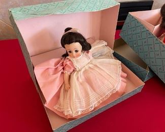 Madame Alexander Set/5 Dolls 13" cinderella, Beth, Meg, Laurie Jo, Marme with Boxes All dolls are 13 inches tall