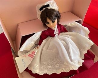 Madame Alexander Set/5 Dolls 13" cinderella, Beth, Meg, Laurie Jo, Marme with Boxes All dolls are 13 inches tall