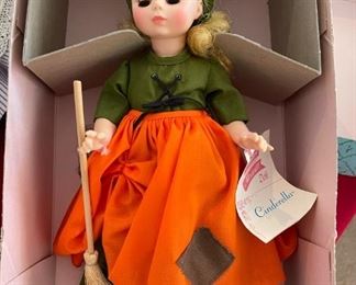 Madame Alexander Set/5 Dolls 13" cinderella, Beth, Meg, Laurie Jo, Marme with Boxes All dolls are 13 inches tall