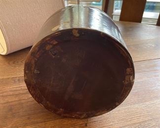 Vintage whiskey jug lamp 20“ x 8“ in diameter