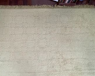 Large 12x8ft 1960s Green Rug	108x152in	
