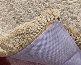 Large 12x8ft 1960s Green Rug	108x152in	
