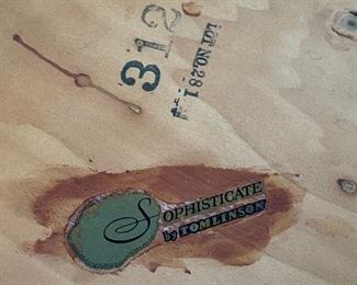 2pc MCM Tomlinson Sophisticate End Tables PAIR Mid Century Modern Lamp Tables	19x24x28in	HxWxD
