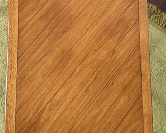 2pc MCM Tomlinson Sophisticate End Tables PAIR Mid Century Modern Lamp Tables	19x24x28in	HxWxD
