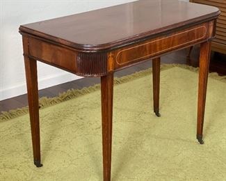 Antique Mahogany Console / Flip Top Table	31x40x20in	HxWxD
