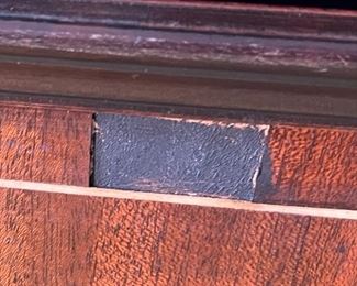 Antique Mahogany Console / Flip Top Table	31x40x20in	HxWxD
