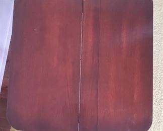 Antique Mahogany Console / Flip Top Table	31x40x20in	HxWxD
