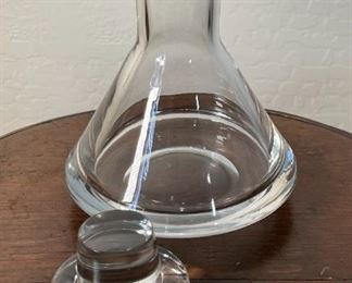 Finland Iittala Tapio Wirkkala Romantica Crystal Glass Decanter	8.5 x 6.25in diameter	

