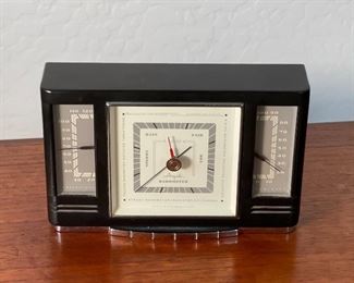 50s Vintage Art Deco Airguide Barometer Desktop Weather Station	5.5 x 8.5 x 2.25	HxWxD
