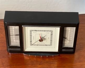 50s Vintage Art Deco Airguide Barometer Desktop Weather Station	5.5 x 8.5 x 2.25	HxWxD
