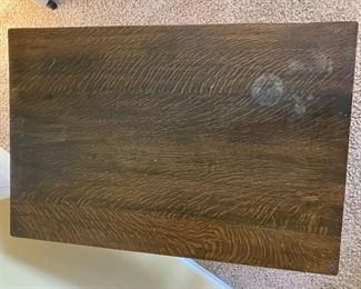 Antique Arts & Crafts Mission Oak Desk Library Table w/ Flip Top Inkwell	28.75 x 39 x 25.75in	HxWxD
