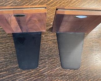 3pc Chrysler Plymouth Millionaires Club Bookends & Memo Holder Desk Set Black Walnut	6.5 x 5 x 5.5in	HxWxD
