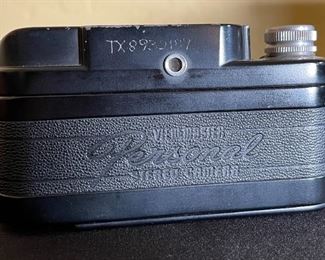 View-Master Personal Stereo Camera Viewmaster Vintage	4x7x2.5in	HxWxD
