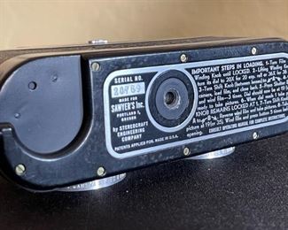 View-Master Personal Stereo Camera Viewmaster Vintage	4x7x2.5in	HxWxD
