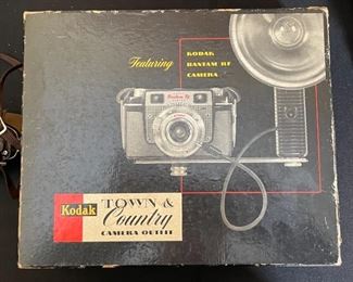 1950s Kodak Bantam RF Town & Country Camera Outfit	Box: 4x12x9.5in	HxWxD
