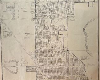 Huge 1954 Map of Neodesha Kansas	42x64in	
