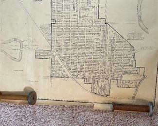 Huge 1954 Map of Neodesha Kansas	42x64in	
