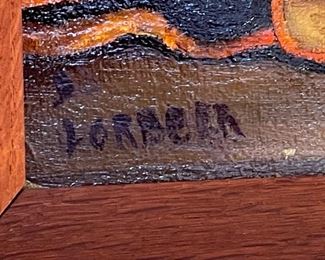 Antique Original Oil Painting Lorbeer Still Life	Frame: 24 x 20 x 3in<BR> Image: 17.5 x 13.5	
