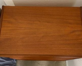 1960s MCM Scandinavian Teak 6 Drawer Dresser	29 x 35.5 x 16in	HxWxD
