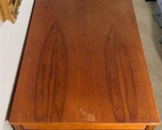 Vintage MCM Teak Domino Mobler Danish Modern Desk	28 x 23.5 x 53in	HxWxD
