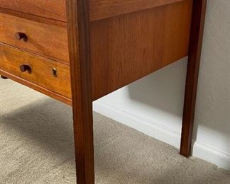 Vintage MCM Teak Domino Mobler Danish Modern Desk	28 x 23.5 x 53in	HxWxD
