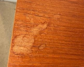 Vintage MCM Teak Domino Mobler Danish Modern Desk	28 x 23.5 x 53in	HxWxD
