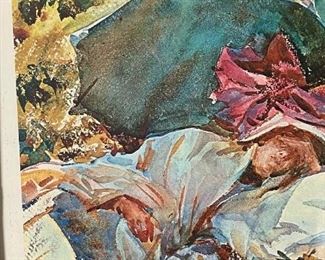 Simplon Pass The Green Parasol Framed Print Poster Museum of Fine Arts  Boston	Frame: 27 x 34 x 2in	HxWxD
