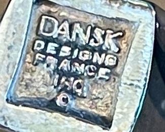 MCM Dansk Silver Crown Candle Holder Silverplate	3in x 3.75x3.75in	HxWxD
